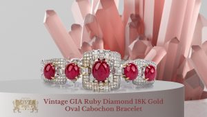 Ruby Diamond 18K Gold Bracelet l Dover Jewelry