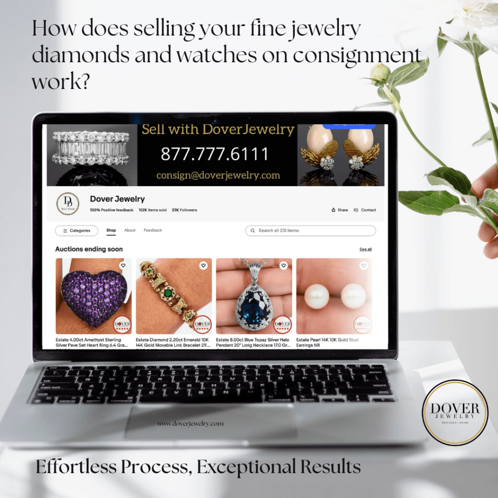 How does selling your fine jewelry diamonds and watches on consignment 