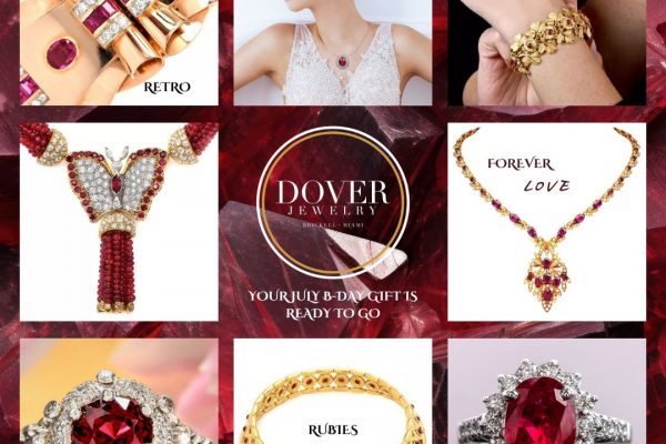 JULY BIRTHSTONE: RUBIES DOVER JEWELRY MIAMI