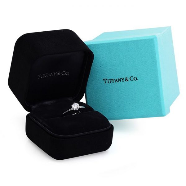 Tiffany & Co. E-VVS2 GIA Round Diamond Platinum Solitaire Engagement ...