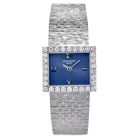 Patek Philippe Diamond Blue Dial  Gold  Ladies Watch