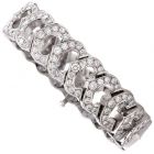 Cartier C De Cartier Diamond 18K White Gold Bracelet-Dover Jewelry