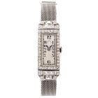 Vintage Patek Philippe Tiffany Diamond Platinum Ladies Mesh Watch