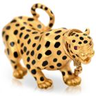 Carrera Y Carrera for Celllini Diamond Ruby 18K Gold Rare Panther Leopard Cheetah Enamel Pin Pendant