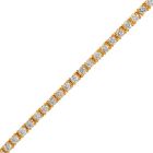 Natural 1.95cts Round Diamond 18K Gold Tennis Bracelet-Dover Jewelry