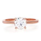 GIA 1.16  J-VS1 Carat Round cut  Diamond Rose Cut Solitaire Engagement Ring