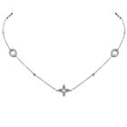 Diamond Clove18K Gold Choker Diamond By Yard Necklace