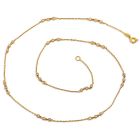 0.63 Carats  Diamond By Yard 18K Yellow Gold 18 Inches Necklace