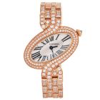 Cartier "Delices" Diamond 18K Ladies Quartz Watch-Dover Jewelry