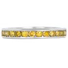 Oscar Heyman Vivid Yellow Diamond Platinum Band Ring|Dover Jewelry|