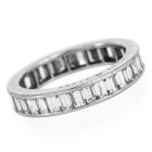 Vintage Oscar Heyman 2.45 carat Diamond Platinum Eternity Band Ring |DoverJewelry|