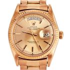 Rolex 1803 Day-Date Oyster Perpetual 36mm 18k Rose Gold Watch  