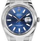 Rolex Datejust II Certified 116300 41mm Blue Dial Watch Box