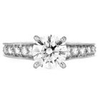 Cartier  French 1.77 Carat Diamond Engagement 1895 collection Platinum Ring