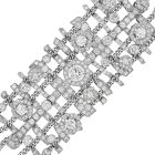 Estate Tweed de Chanel 10.0cts Diamond 18K Gold Wrap Bracelet |Dover Jewelry|