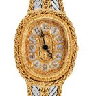 Gianmaria Buccellati Ladies 18K Yellow and White Gold Watch Bracelet|Dover Jewelry|