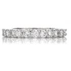 Estate  Natural Diamond Platinum Eternity Band RIng