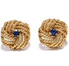 VCA Vintage Van Cleef & Aprels French Gold Cuff Links 