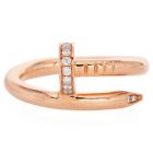 Cartier Juste Un Clou Diamond 18K Pink Gold Ring 52|Dover jewelry|