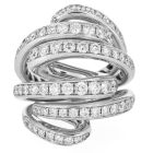 De Grisogono 5.40cts Diamond 18K Gold Vortice Collection Cocktail Ring|Dover Jewelry|