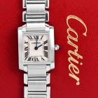 Cartier Lady's Stainless Steel Tank Francaise Wristwatch Ref. 2334