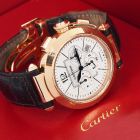 CARTIER Pasha Automatic Chronograph 18 Karat Gold Men Watch