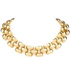 Estate Wide Open-Link 18K Choker Necklace