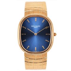 Patek Philippe Golden Ellipse Ref 3958 18K Gold Men Watch |Dover Jewelry|