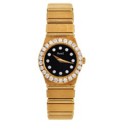 Piaget Diamond 18K Yellow Gold Polo 8296 C701 Women’s Watch|Dover Jewelry|