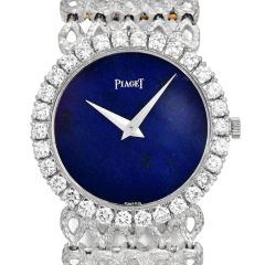 PIAGET Lapis Diamond Lapis Dial 18K Gold Ladies Watch