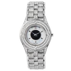 Chopard Mauboussin Diamond Mother of Pearl 18K White Gold Wristwatch|Dover Jewelry|