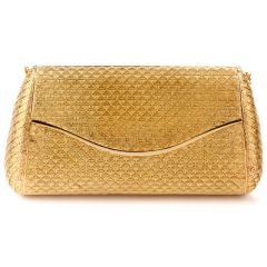 Vintage V&Co 18K yellow Gold Clutch Purse