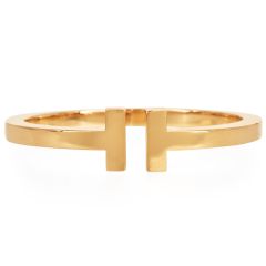 Tiffany & Co T Square 18K Yellow Gold Medium Bracelet