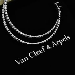 Estate Van Cleef Arpels Perlée Pearls of 18K Gold Hoop Earrings|Dover Jewelry|