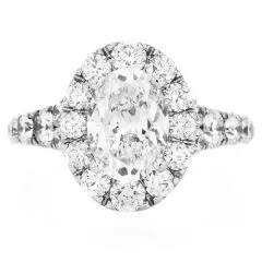 Tiffany & Co. Legacy 1.74ct GIA Cushion Diamond Platinum Halo 