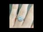 Tiffany & Co. Legacy 1.74ct GIA Cushion Diamond Platinum Halo Engagement Ring (1076303)