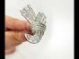 Vintage Art Deco Platinum 13.85cts Diamond Crossover Bouquet Elegant Brooch Pin (1084509)