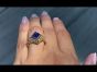 Vintage French Certified Burma Natural No-Heat Sapphire Diamond Ring (1004301) #sugarloaf #burma