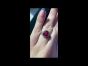 Vintage GIA 4.06 ct Burma Ruby Diamond Platinum Antique Cocktail Ring #burma #burmaruby