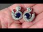 #antique  Deep #royalbluesapphire  No Heat #sapphire  Diamond ClipOn Cocktail #earrings  (1094301 1)