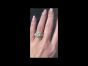 7.21cts Diamond Three Stone Platinum Engagement Ring-891201