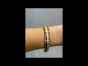 Cartier Tubogas 18K Gold Trinity Flexible Bracelet