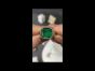 Bvlgari 4.59cts Emerald Diamond Platinum Estate Pinky Bulgari Cocktail Ring