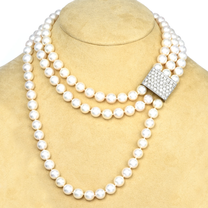 60 Pinkish Pearl Strand