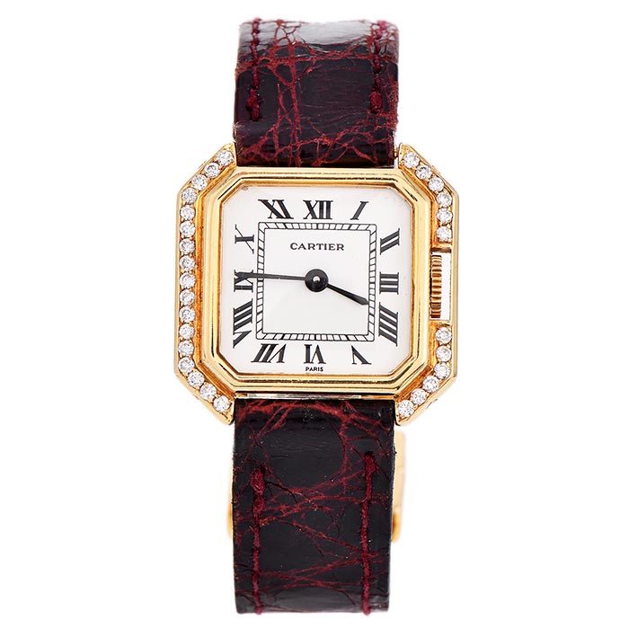 Cartier Ceinture Watch|18K Gold Ladies Watch|Dover Jewelry